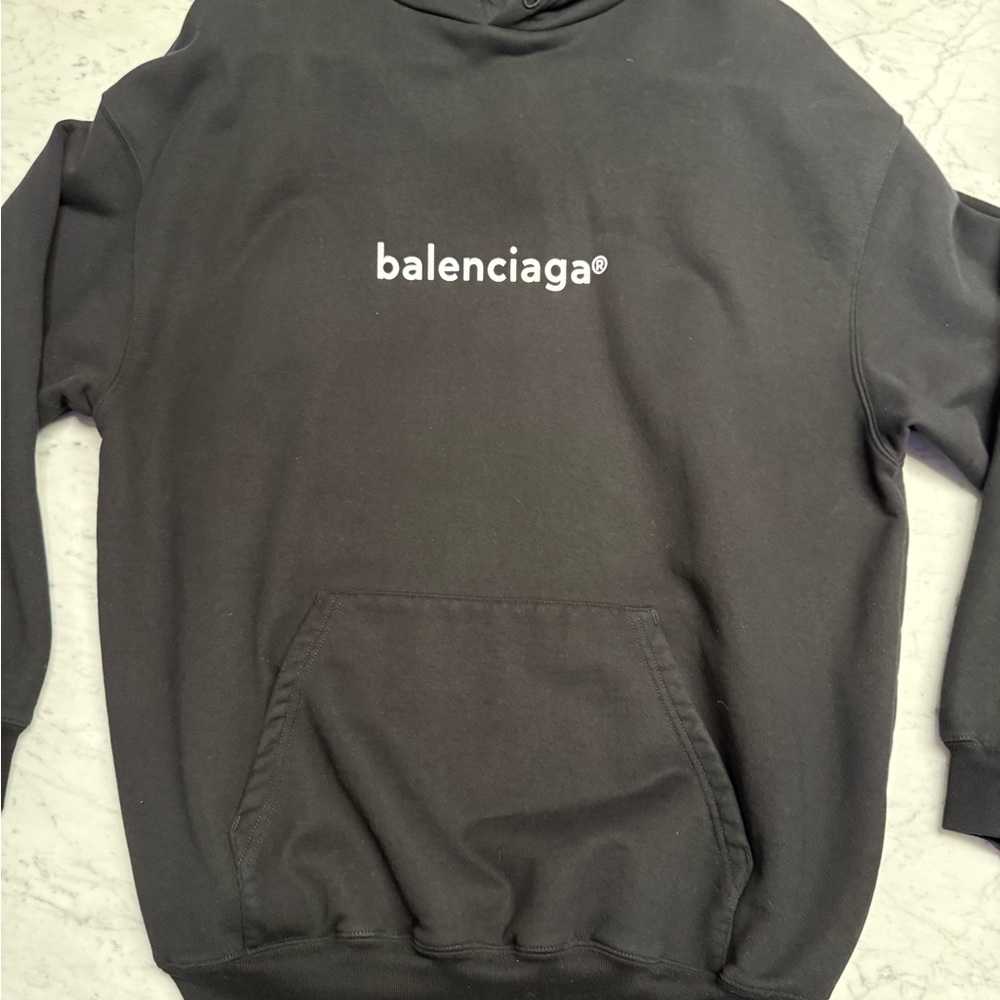 Balenciaga Black Sweatshirt Hoodie